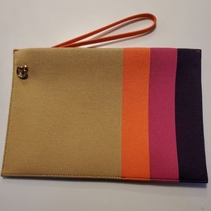 Rothy's Chai Essential Pouch with Attached D-Rings for Crossbody--PLEASE READ